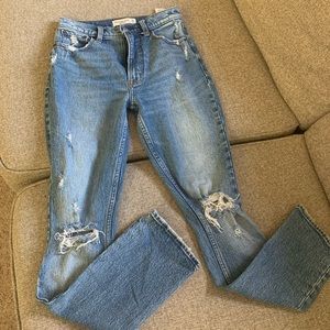 The 90s skinny high rise size 25s